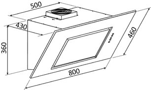 Наклонная вытяжка Brandt BHV6801X фото 4 в Казани и Татарстане