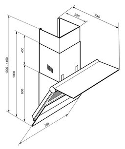 Вытяжка Smeg KTS75C фото 4 в Казани и Татарстане