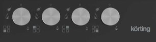 Газовая стеклянная варочная панель Korting HGG 6734 CTN фото 2 в Казани и Татарстане