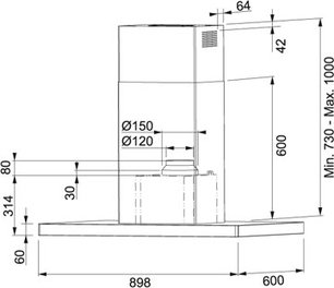 Вытяжка Франке FCR 925 I TC BK XS фото 2 в Казани и Татарстане Вытяжка Franke FCR 925 I TC BK XS фото 2 в Казани и Татарстане