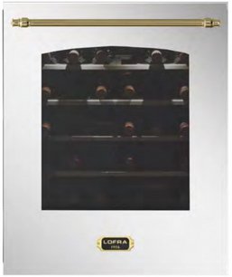 Встраиваемый винный шкаф Lofra ZBRS36T BRASS две зоны фото в Казани и Татарстане