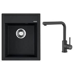 Omoikiri (мойка Daisen 42-BL + смеситель NAKAGAWA BL-P) фото в Казани и Татарстане