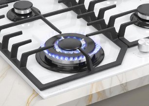 Газовая варочная панель из закаленного стекла Zigmund Shtain M 32.6 W фото 3 в Казани и Татарстане