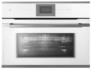 Компактный духовой шкаф с микроволнами Куперсбуш CBM 6550.0 W3 Silver Chrome фото в Казани и Татарстане Компактный духовой шкаф с микроволнами Kuppersbusch CBM 6550.0 W3 Silver Chrome фото в Казани и Татарстане