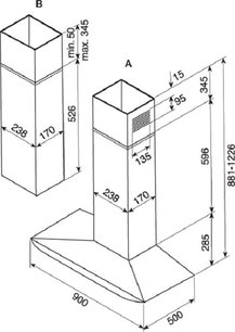 Вытяжка De Dietrich DHD 709 EE 1 фото 2 в Казани и Татарстане