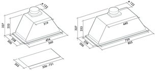Вытяжка Falmec Gruppo Incasso 50 ix (800) ECP фото 3 в Казани и Татарстане