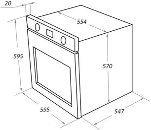 Духовой шкаф Maunfeld EOEH.7611W фото 2 в Казани и Татарстане
