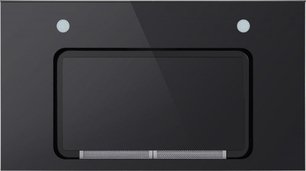 Встраиваемая кухонная вытяжка MAUNFELD Norfolk 90 нержавеющая сталь\черное стекло фото 2 в Казани и Татарстане