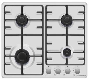 Газовая варочная панель MAUNFELD EGHE.64.3STS-EW фото в Казани и Татарстане Газовая варочная панель MAUNFELD EGHE.64.3STS-EW фото в Казани и Татарстане
