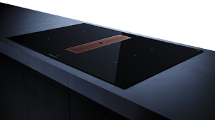 Индукционная варочная панель с вытяжкой Kuppersbusch KMI 8350.0 SR Copper фото 3 в Казани и Татарстане