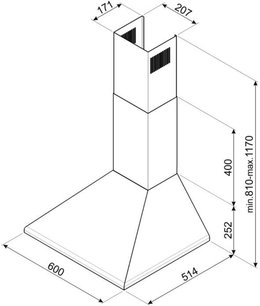 Вытяжка Smeg KSED65PE фото 4 в Казани и Татарстане