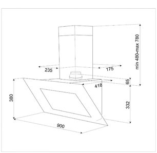 Вытяжка Teka DVT 90 HP WHITE фото 2 в Казани и Татарстане