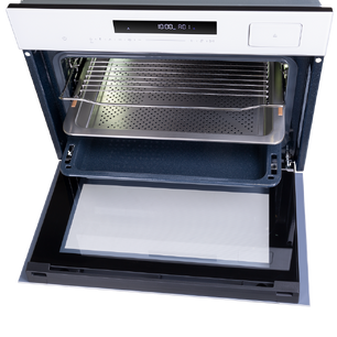 Компактный духовой шкаф с паром Maunfeld MCMO5016STGW фото 4 в Казани и Татарстане