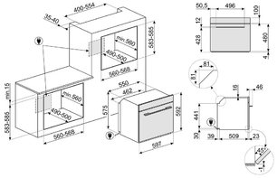 Духовой шкаф Smeg SO6102M2G фото 4 в Казани и Татарстане