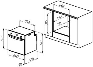 Духовой шкаф Korting OKB 5809 CSX PRO фото 4 в Казани и Татарстане