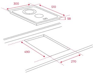 Стеклокерамическая варочная панель Teka TZC 32320 TTC BLACK фото 2 в Казани и Татарстане