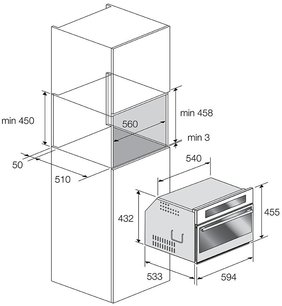Встраиваемая микроволновая печь Fulgor Milano FCMO 4511 TM BK фото 4 в Казани и Татарстане