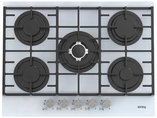 Газовая стеклянная варочная панель Korting HGG 7835 CTW фото в Казани и Татарстане