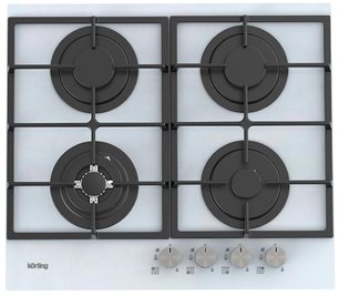 Газовая стеклянная варочная панель Korting HGG 6722 CTW фото в Казани и Татарстане