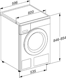 Стирально-сушильная машина Miele WTD160WCS на иностранном языке фото 4 в Казани и Татарстане