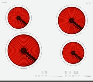 Варочная панель Hyundai HHE 6452 WG фото в Казани и Татарстане