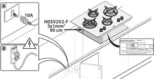 Газовая варочная панель Barazza 1PMD70 фото 2 в Казани и Татарстане