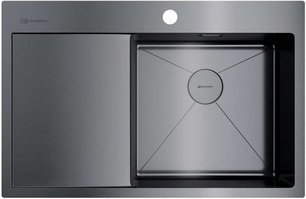 Мойка Омойкири AKISAME 78 GM R крыло слева фото Мойка Omoikiri AKISAME 78 GM R крыло слева фото