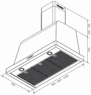 Вытяжка Lofra DOLCEVITA 90 AV фото 3 в Казани и Татарстане