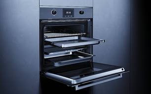 Духовой шкаф с паром Kuppersbusch BD 6340.0 S6 Black Steel фото 2 в Казани и Татарстане