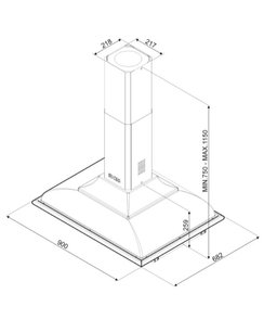 Вытяжка Smeg KCI19AOE фото 4 в Казани и Татарстане