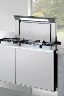 Встраиваемая вытяжка Falmec Down Draft 90 vetro ECP black фото 4 в Казани и Татарстане