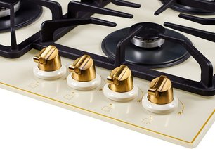 Газовая варочная поверхность Куперсберг FQ663 C Gold фото 2 в Казани и Татарстане Газовая варочная поверхность Kuppersberg FQ663 C Gold фото 2 в Казани и Татарстане