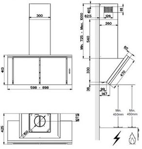 Вытяжка Фабер Scacco XV WH A90 фото 2 в Казани и Татарстане Вытяжка Faber Scacco XV WH A90 фото 2 в Казани и Татарстане