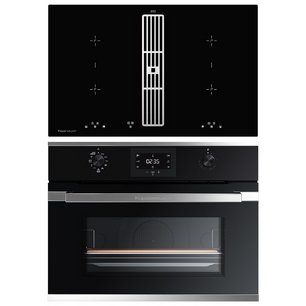 Kuppersbusch (варочная панель с вытяжкой KMI 8500.0 SR Silver Chrome + духовой шкаф CBP 6332.0 S3 Silver Chrome) фото в Казани и Татарстане