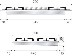 Варочная панель Ilve HCB70CN/AWB фото 2 в Казани и Татарстане