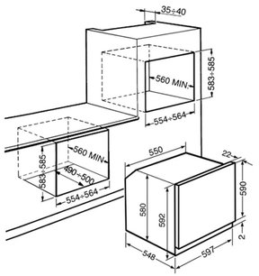 Духовой шкаф Smeg SFP130S-1 фото 2 в Казани и Татарстане