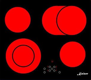 Независимая варочная поверхность Kaiser KCT 6912 F Gold фото 4 в Казани и Татарстане