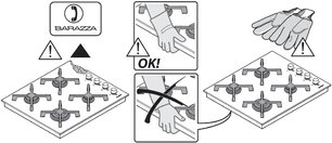 Газовая варочная панель Barazza 1PUN64 фото 3 в Казани и Татарстане