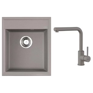 Omoikiri (мойка Daisen 42-GR + смеситель NAKAGAWA GR-P) фото в Казани и Татарстане