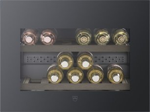 Встраиваемый винный шкаф Фауцуг WineCooler V4000 45 WC4T-51113 R черное стекло фото в Казани и Татарстане Встраиваемый винный шкаф V-ZUG WineCooler V4000 45 WC4T-51113 R черное стекло фото в Казани и Татарстане