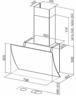 Вытяжка Фабер VERSUS WH A80 фото 3 в Казани и Татарстане Вытяжка Faber VERSUS WH A80 фото 3 в Казани и Татарстане
