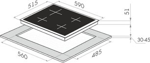 Газовая варочная панель MAUNFELD EGHE.64.33CB2\G фото 2 в Казани и Татарстане Газовая варочная панель MAUNFELD EGHE.64.33CB2\G фото 2 в Казани и Татарстане