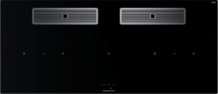 Индукционная варочная поверхность с вытяжкой Kuppersbusch KMI 12850.0 SR-E Silver Chrome фото в Казани и Татарстане