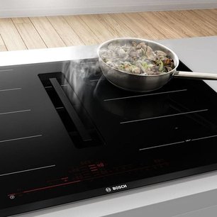 Индукционная варочная панель с интегрированной вытяжкой BOSCH PXX821D66E фото 3 в Казани и Татарстане Индукционная варочная панель с интегрированной вытяжкой BOSCH PXX821D66E фото 3 в Казани и Татарстане