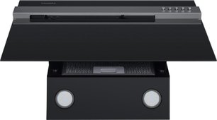 Кухонная вытяжка MAUNFELD Bridge Line 50 черный\вставка сатин фото 2 в Казани и Татарстане