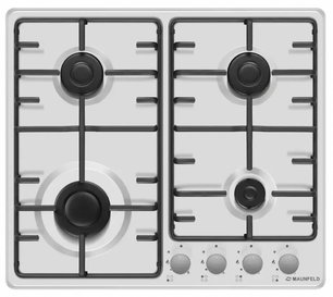 Газовая варочная панель MAUNFELD EGHE.64.3STS-EW/G фото 2 в Казани и Татарстане Газовая варочная панель MAUNFELD EGHE.64.3STS-EW/G фото 2 в Казани и Татарстане