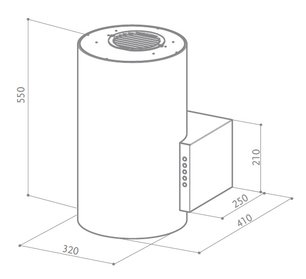 Вытяжка Фабер Bios EG6 WH F32 фото 3 в Казани и Татарстане Вытяжка Faber Bios EG6 WH F32 фото 3 в Казани и Татарстане