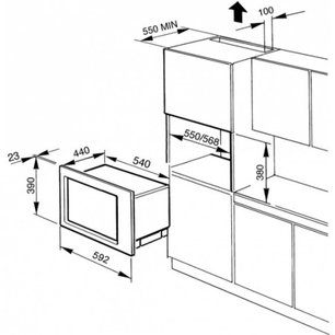 Микроволновая печь Smeg FME24X-2 фото 2 в Казани и Татарстане