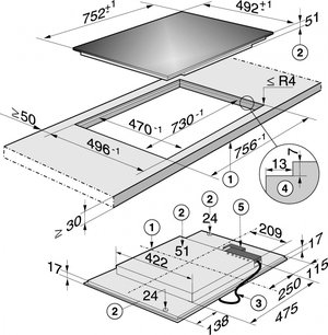 Варочная панель Miele KM 5956 (Fire) фото 2 в Казани и Татарстане