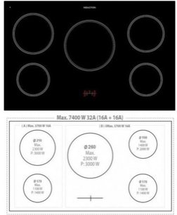Варочный центр Lofra RSD96MFTE/5I Br фото 2 в Казани и Татарстане